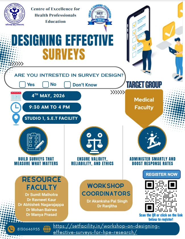 Workshop on Designing Effective Surveys